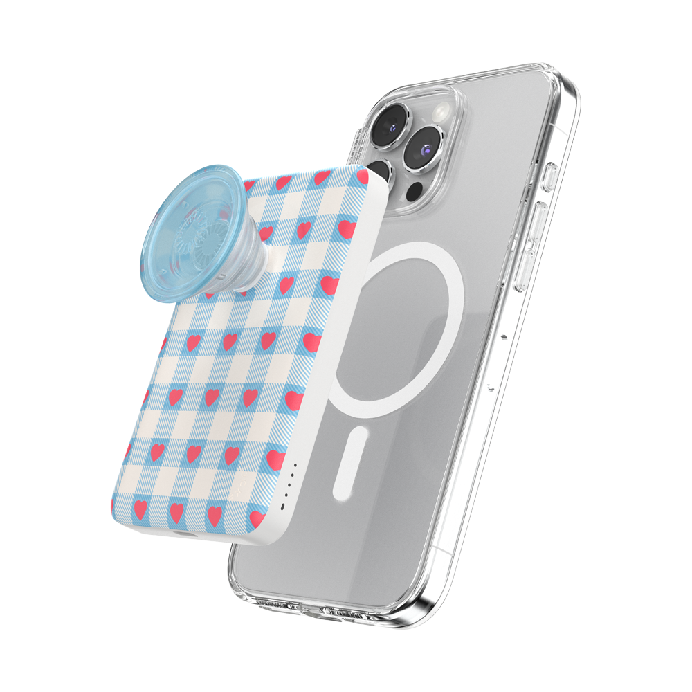 Berry Sweet Gingham — MagSafe PowerPack - US 94620