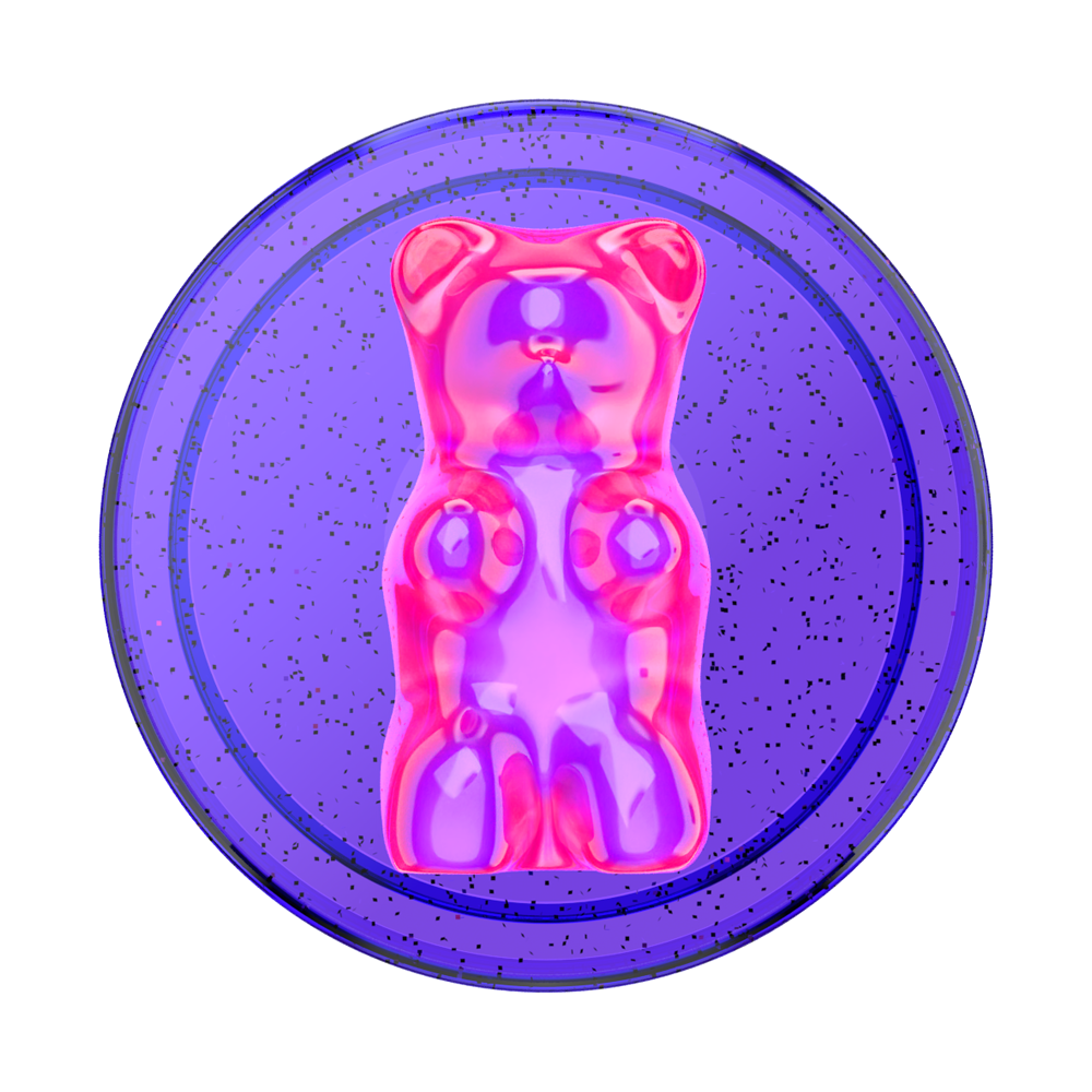 Bon Bon Gummy Bear Purple Punch — Adhesive PopGrip - US 51122