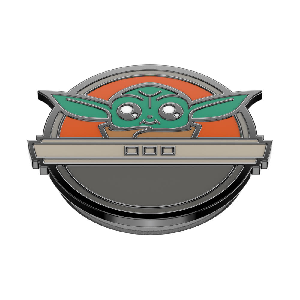 Enamel Grogu Pod — Adhesive PopGrip - US 93560