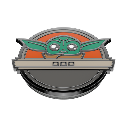 Enamel Grogu Pod — Adhesive PopGrip - US 35076