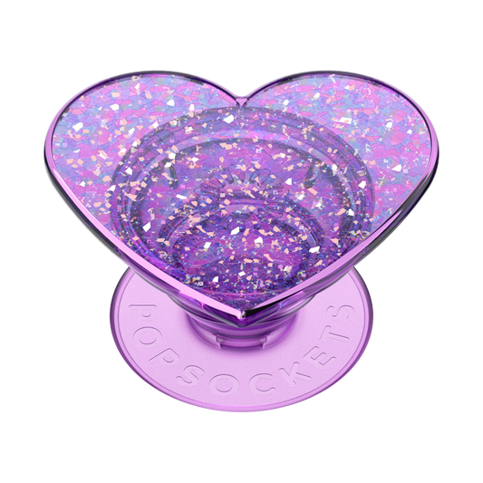 Iridescent Confetti Dreamy Heart — Adhesive PopGrip - US 90615