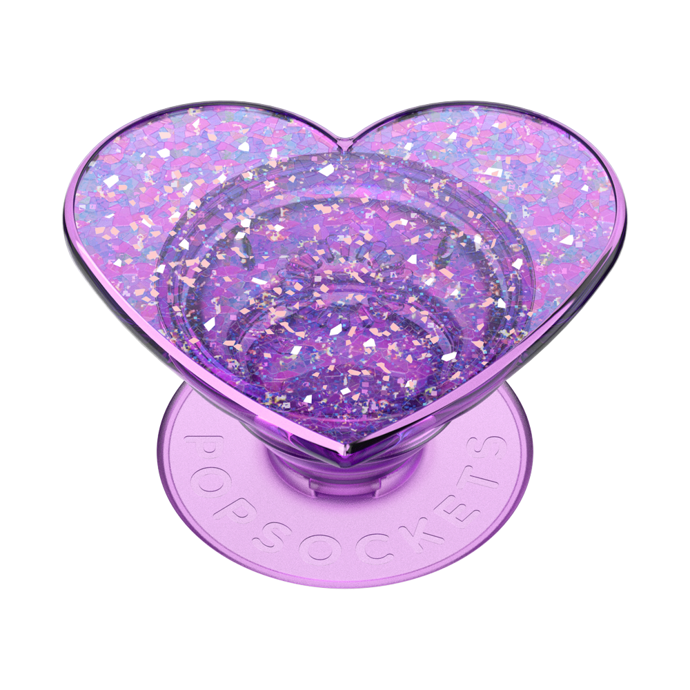 Iridescent Confetti Dreamy Heart — Adhesive PopGrip - US 76399