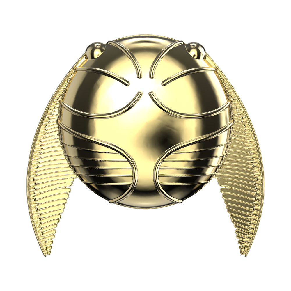 Puffy Enamel Golden Snitch — Adhesive PopGrip - US 97354