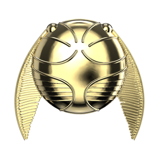 Puffy Enamel Golden Snitch — Adhesive PopGrip - US 81807