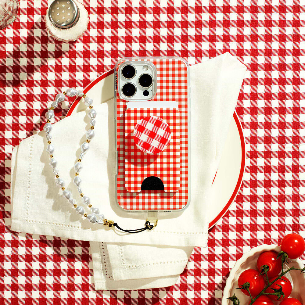 Red Gingham — MagSafe PopGrip - US 77099