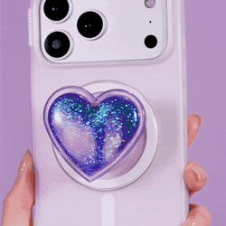 Tidepool Squishy Heart Lavender — MagSafe PopGrip - US 36701