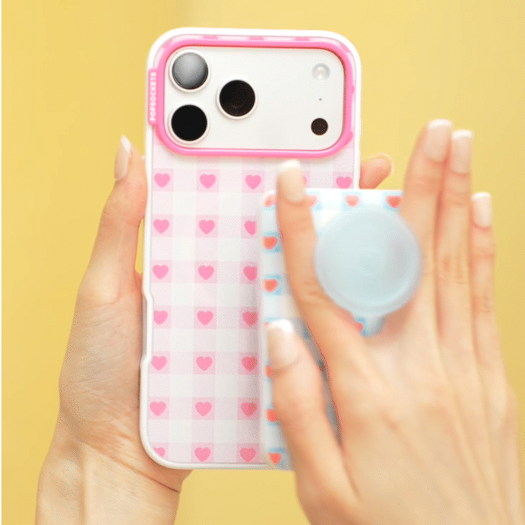 Blush Gingham — iPhone 16 Plus MagSafe Case - US 46118