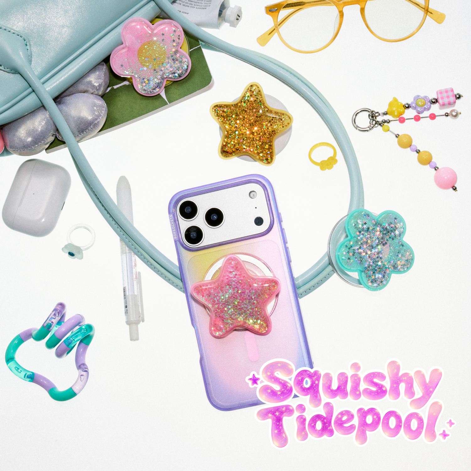 Tidepool Squishy Star Gold — MagSafe PopGrip - US 45705