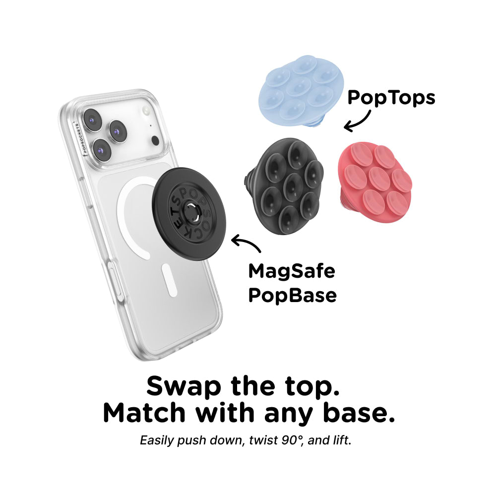 Translucent Black — Suck-Up PopTop & Mount - US 14505