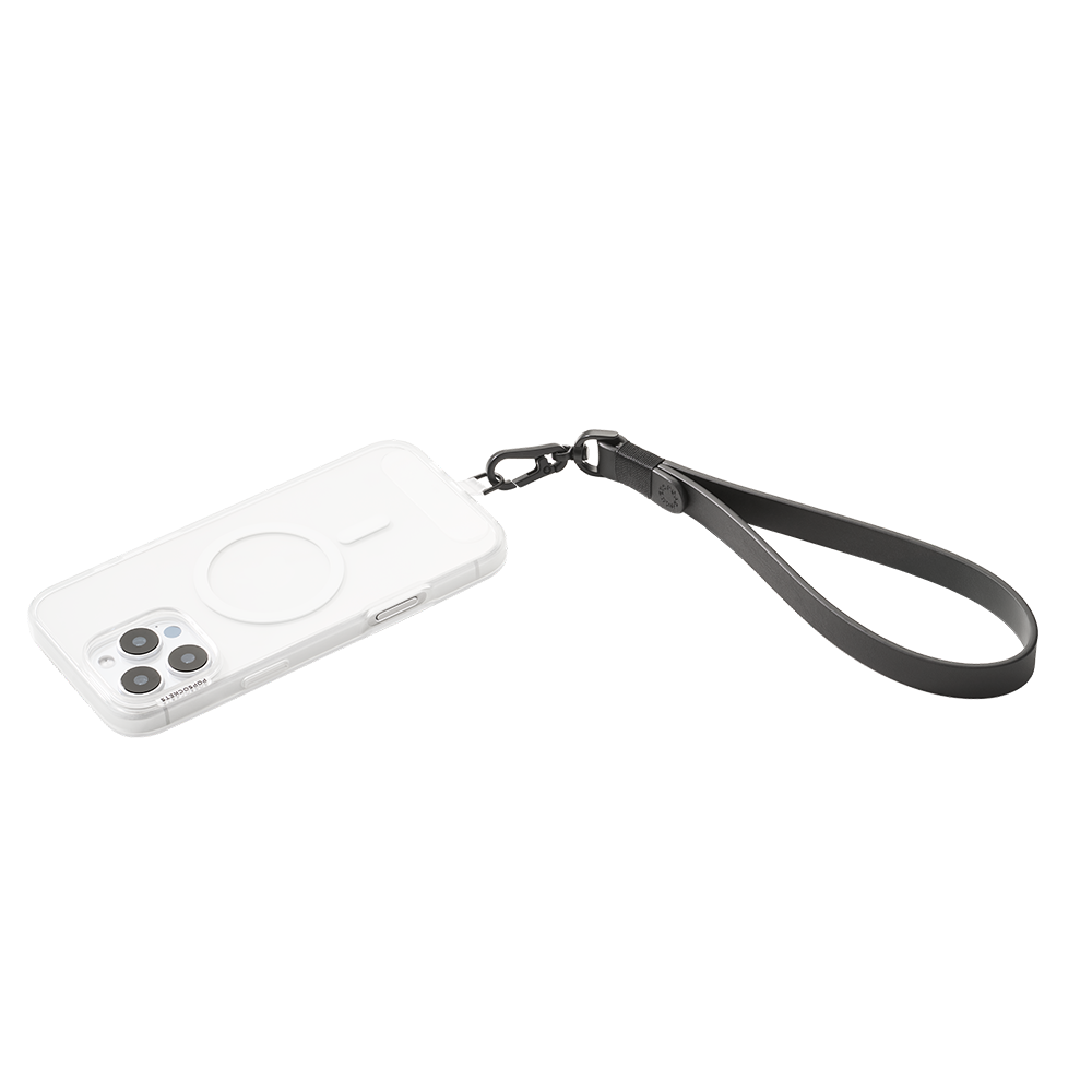 Vegan Leather Black — Phone Wristlet - US 50671