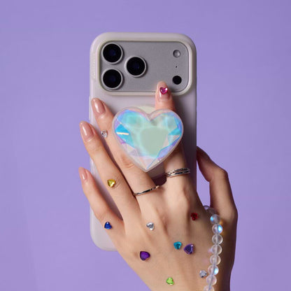 Iridescent Crystal Heart — MagSafe PopGrip - US 20446