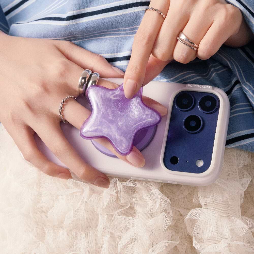 Tidepool Squishy Star Lavender Fog — MagSafe PopGrip - US 79239