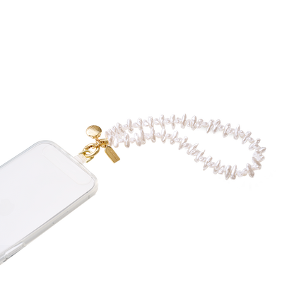 Coral Pearl Clam Charm — Phone Wristlet - US 40200